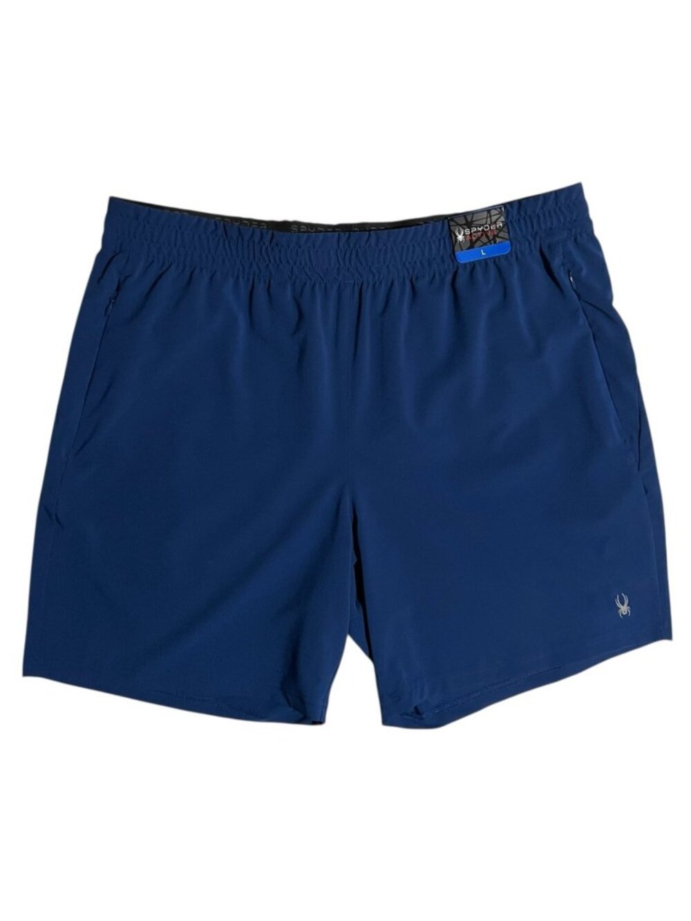 SOLD! DO NOT BUY!! Spyder Mens Active Shorts Large Blue 7in Inseam Zip Pockets